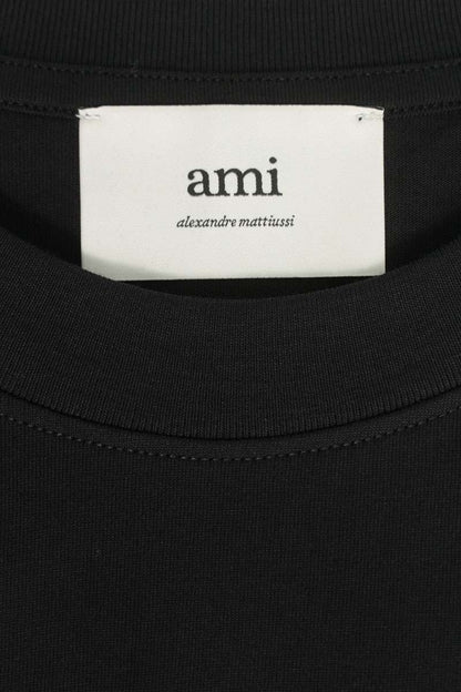 AMI 26SS Embroidered Long Sleeve T-Shirt Black Size XL