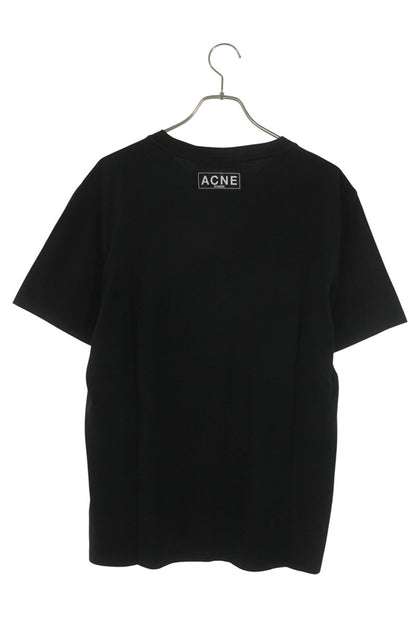ACNE STUDIOS Circle Print T-shirt Black Cotton Size L
