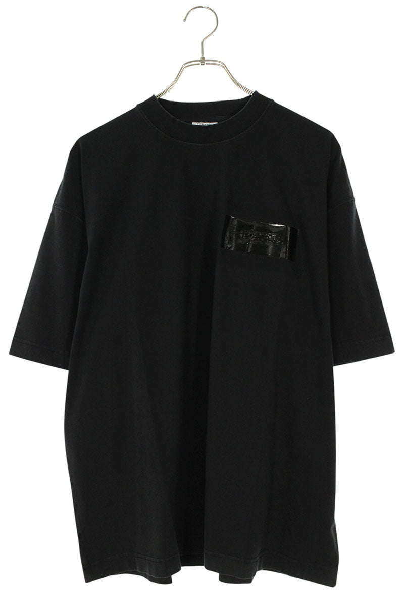 Vetements 26SS Logo T-Shirt Black Size XS