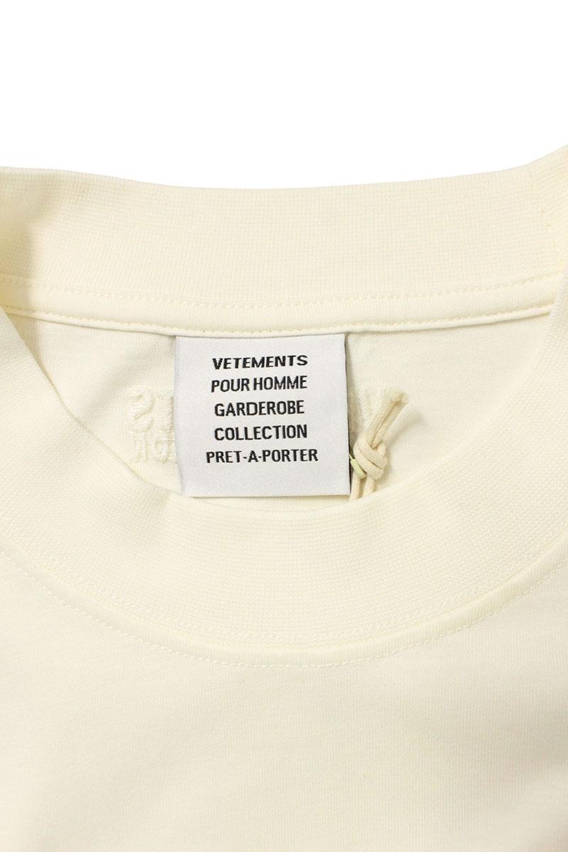 Vetements 26SS Logo T-Shirt White Size XS