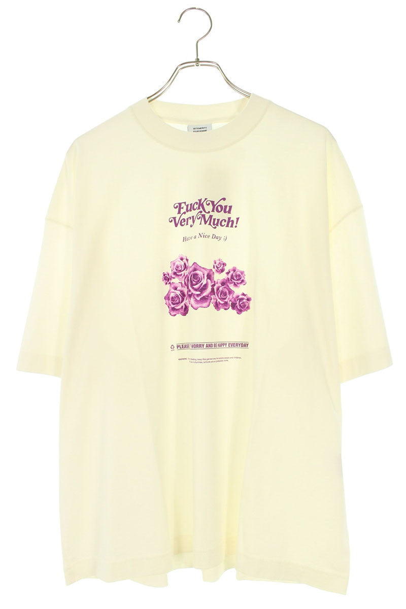 Vetements 26SS T-Shirt White Size M