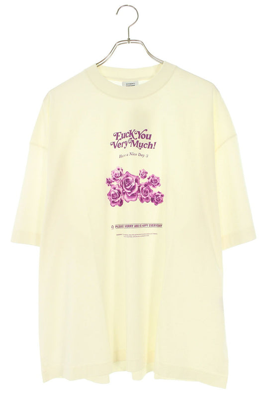 Vetements 26SS T-Shirt White Size M