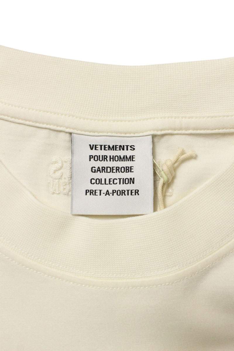Vetements 26SS T-Shirt White Size M