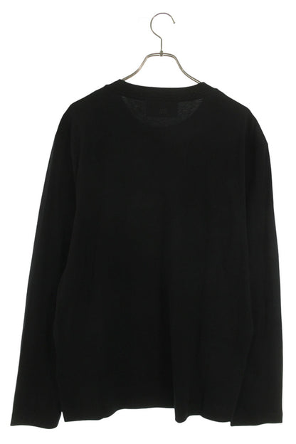 AMI 26SS Embroidered Long Sleeve T-Shirt Black Size XXL