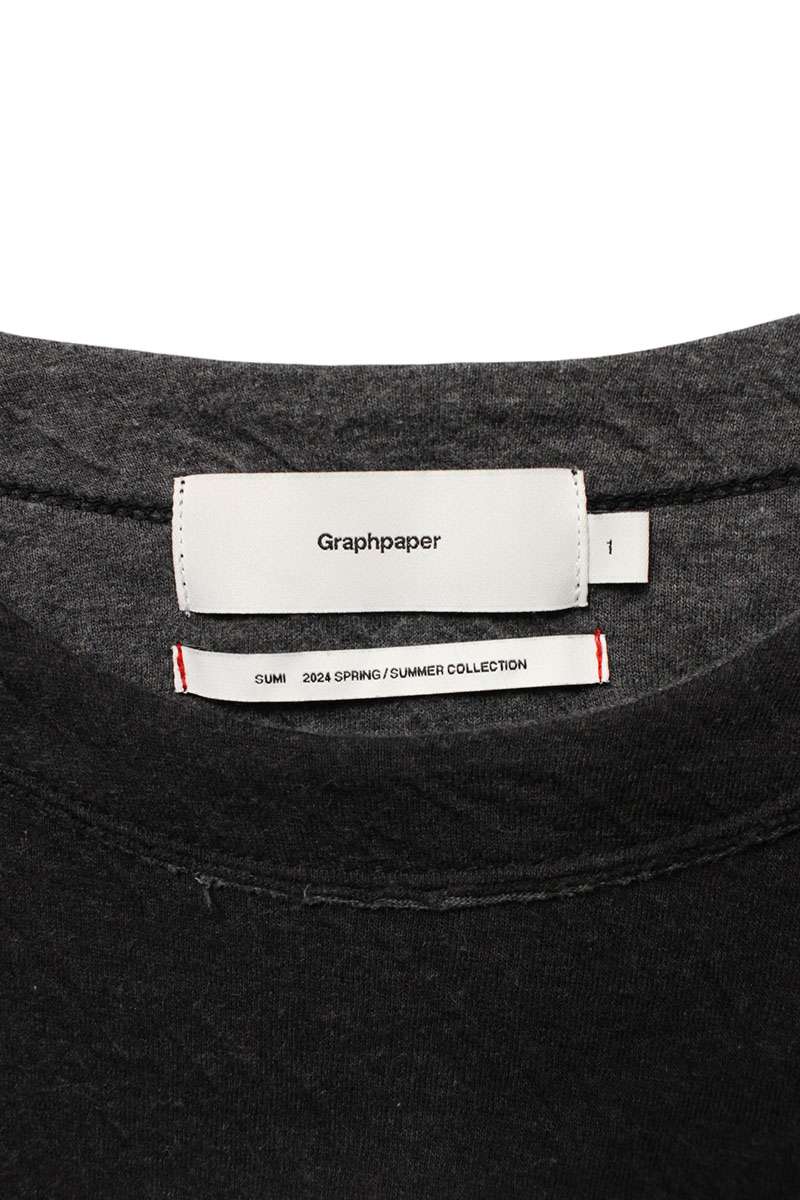 Graphpaper 24SS Double Face Jersey Crew Neck T-Shirt Size S