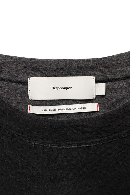 Graphpaper 24SS Double Face Jersey Crew Neck T-Shirt Size S