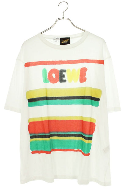 Loewe Logo Print T-Shirt White Size M