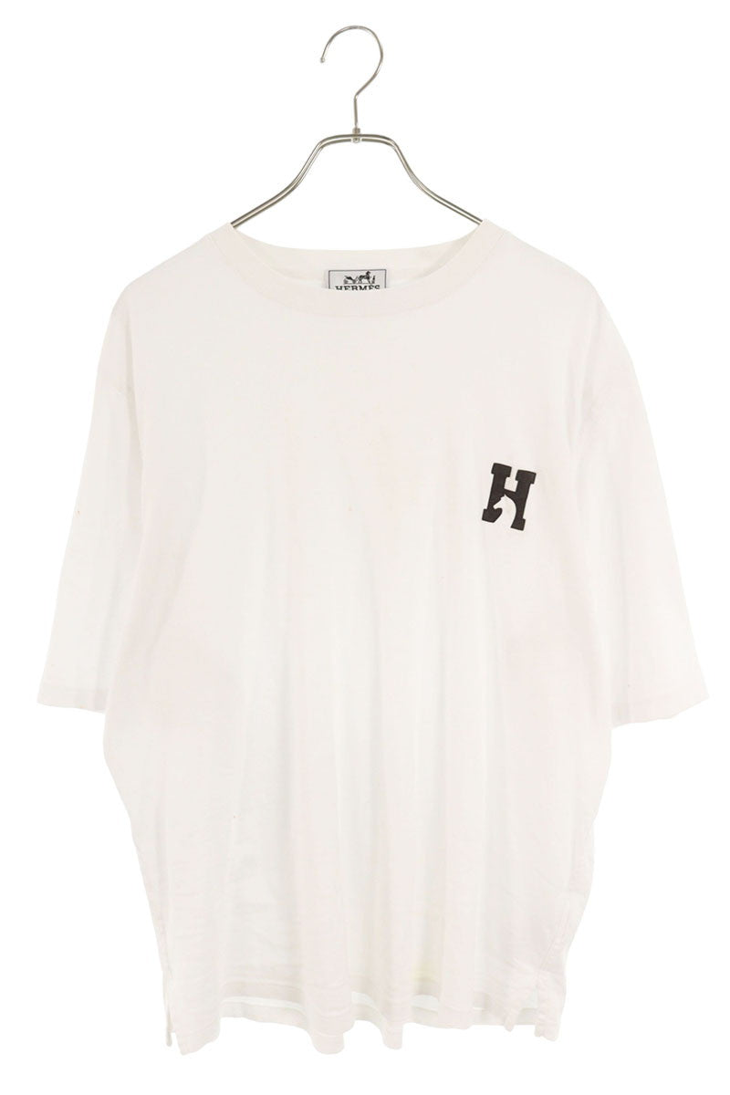 Hermes Leather T-Shirt White Size XXL