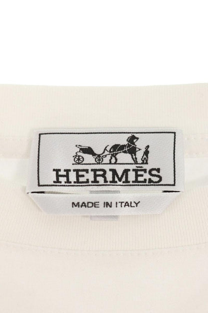 Hermes Leather T-Shirt White Size XXL