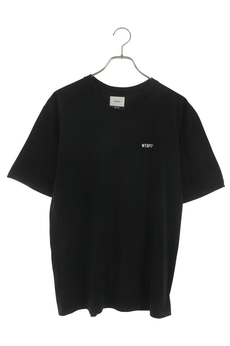 WTAPS MON Tee Black Cotton Back Print T-Shirt Size M