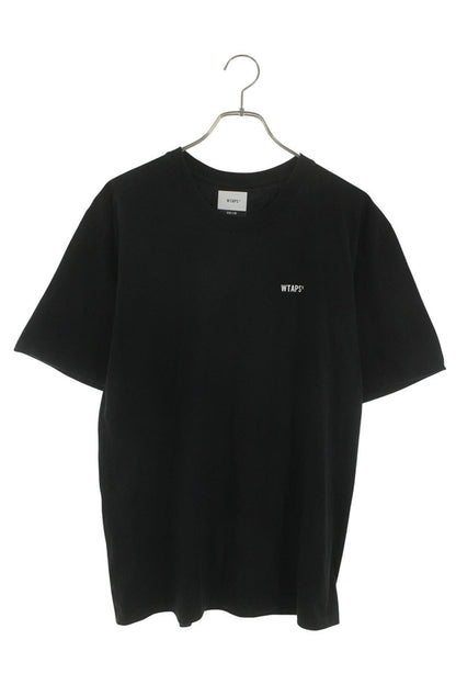 WTAPS MON Tee Black Cotton Back Print T-Shirt Size M