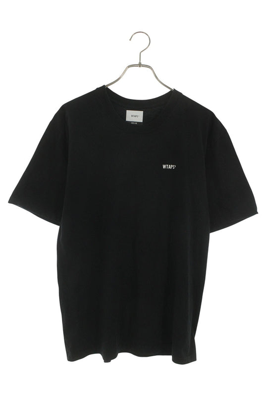 WTAPS MON Tee Black Cotton Back Print T-Shirt Size M
