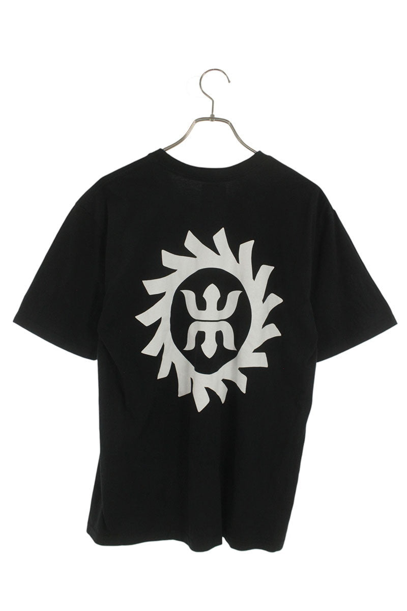 WTAPS MON Tee Black Cotton Back Print T-Shirt Size M