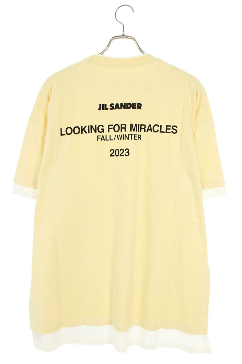Jil Sander 23AW T-Shirt Yellow x White Size M