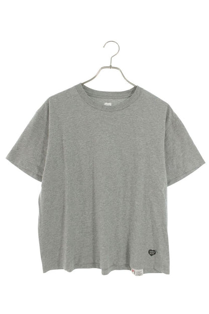 HUMAN MADE HM30CS037 Logo Crewneck T-Shirt Gray Size M