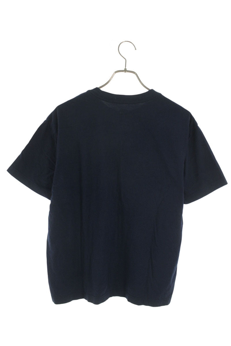 HUMAN MADE HM30CS037 Logo Crewneck T-Shirt Navy Size M