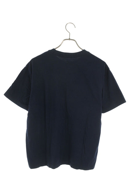 HUMAN MADE HM30CS037 Logo Crewneck T-Shirt Navy Size M