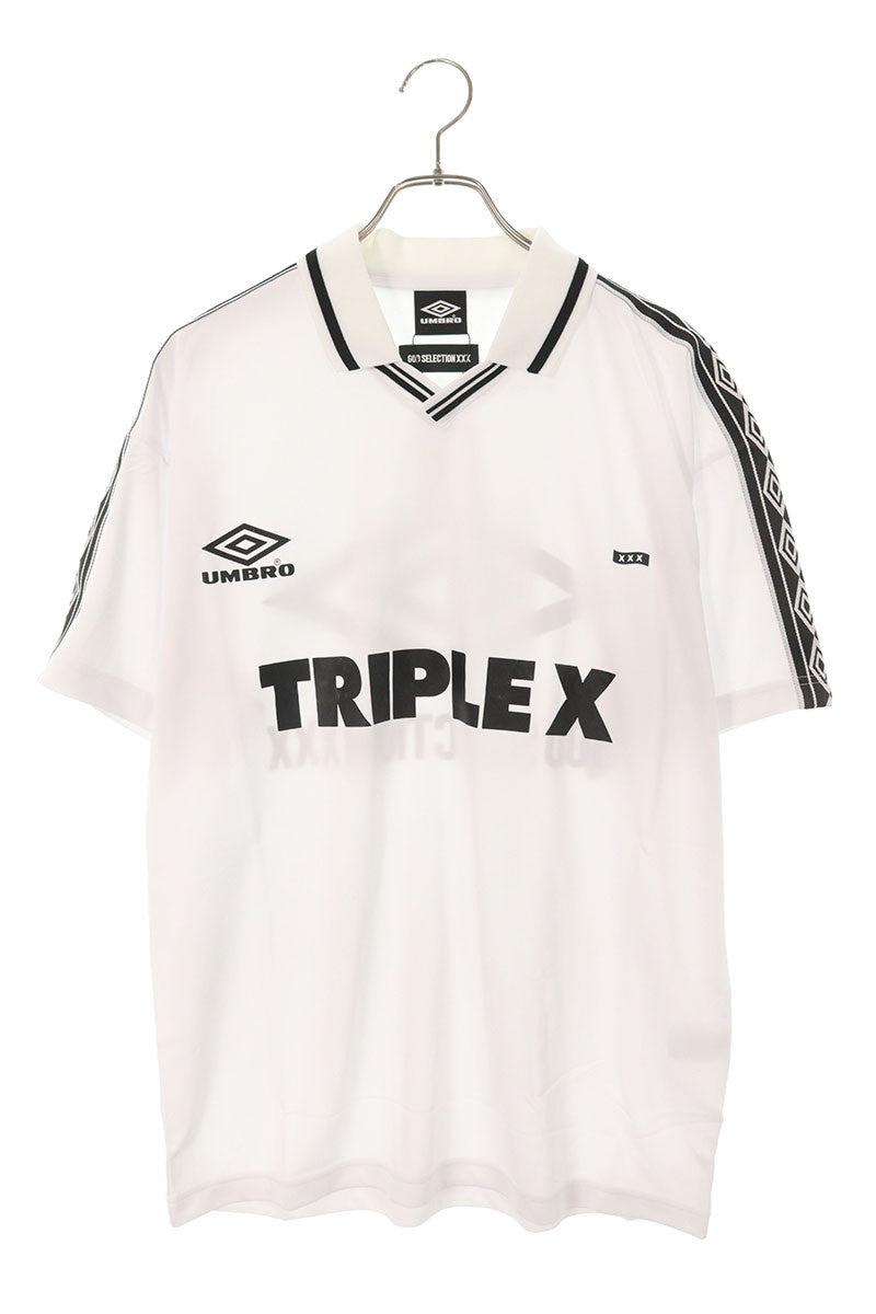 Umbro x GOD SELECTION XXX Logo Print T-Shirt White Size S