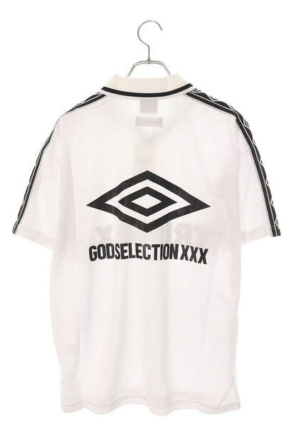 Umbro x GOD SELECTION XXX Logo Print T-Shirt White Size M