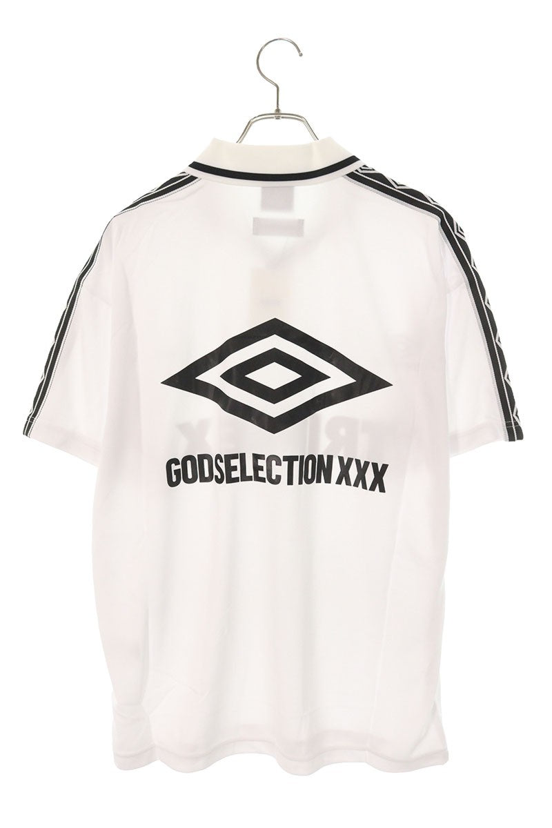 Umbro x GOD SELECTION XXX Logo Print T-Shirt White Size L