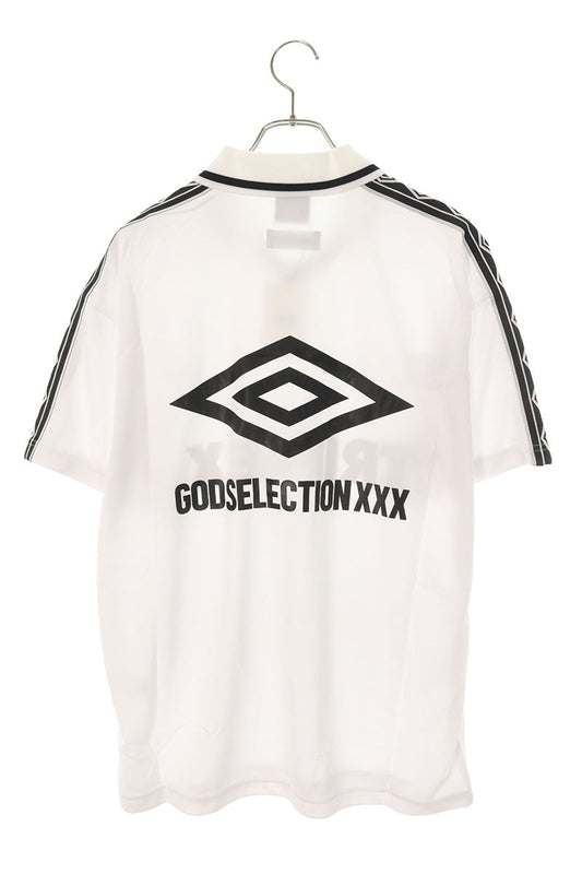 Umbro x GOD SELECTION XXX Logo Print T-Shirt White Size L