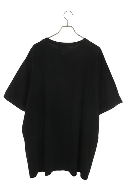LOEWE Front Print T-Shirt Black Cotton Size L
