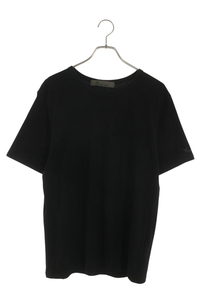 Y's Cotton T-Shirt Black Size L