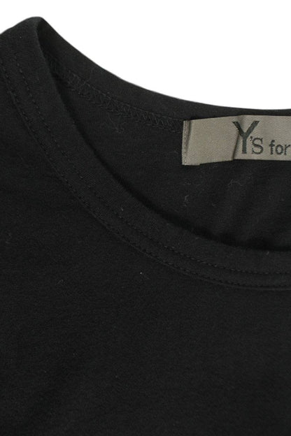 Y's Cotton T-Shirt Black Size L