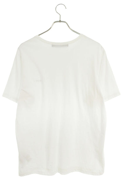 Y's Logo Print Cotton T-Shirt White Size L