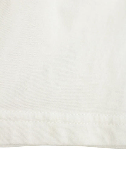 Y's Logo Print Cotton T-Shirt White Size L