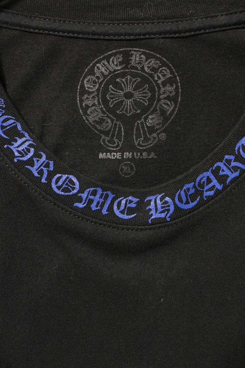 Chrome Hearts Multi Neck Logo Cotton Tee Size XL