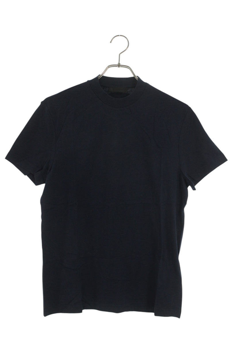 Prada Navy Logo Patch T-Shirt Cotton Size XS