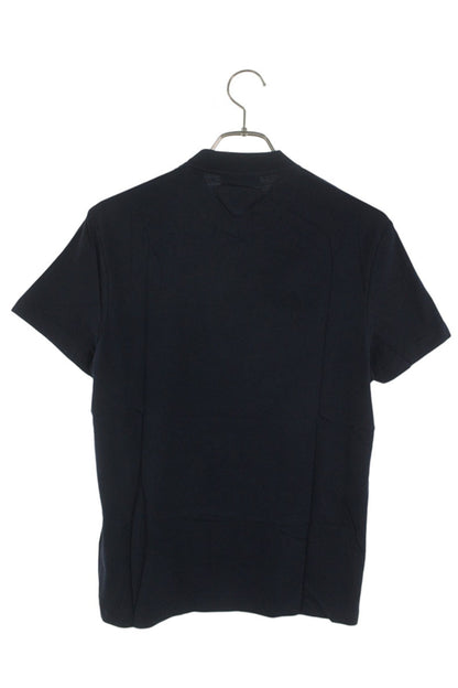 Prada Navy Logo Patch T-Shirt Cotton Size XS