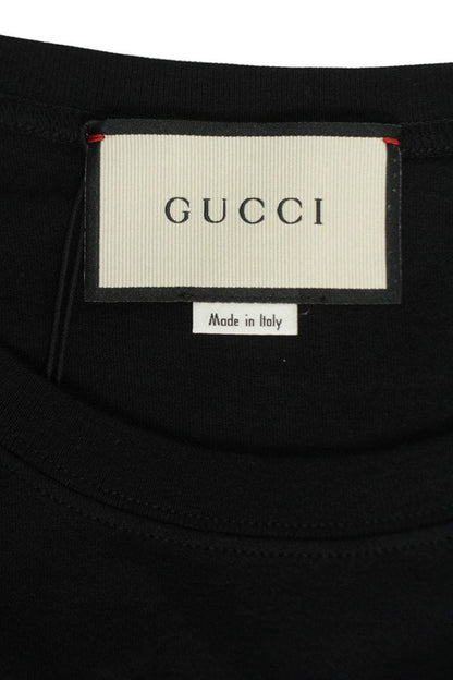 GUCCI Coco Capitán Print T-Shirt Black Size XS