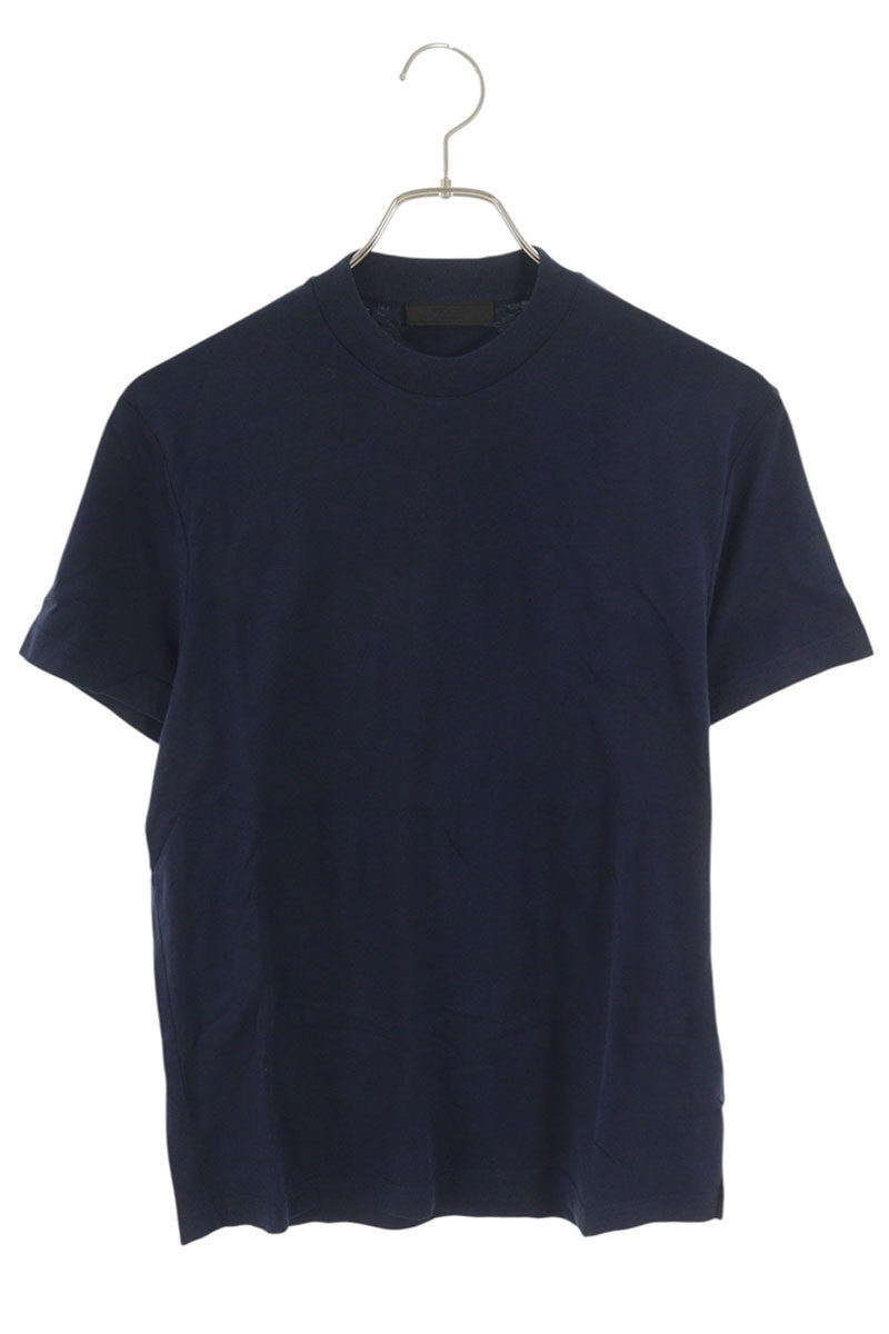 Prada Navy Cotton Plate Patch T-shirt Size XS