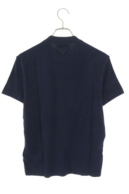 Prada Navy Cotton Plate Patch T-shirt Size XS