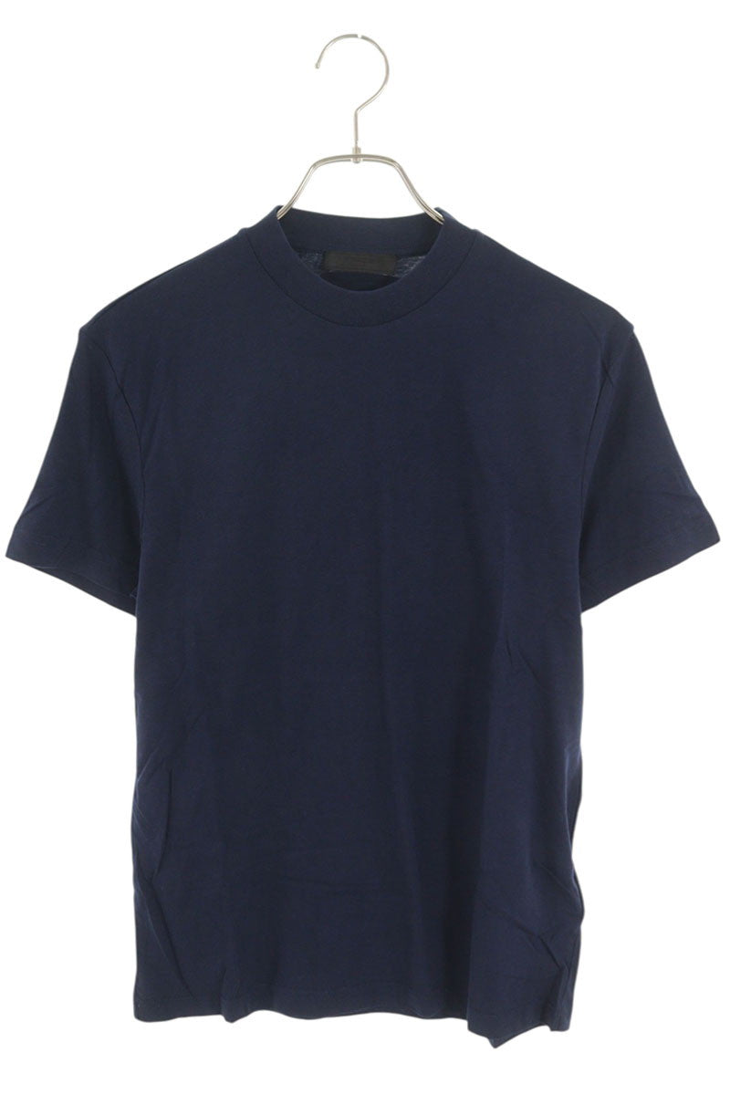 Prada Navy Logo Patch Cotton T-Shirt Size XS