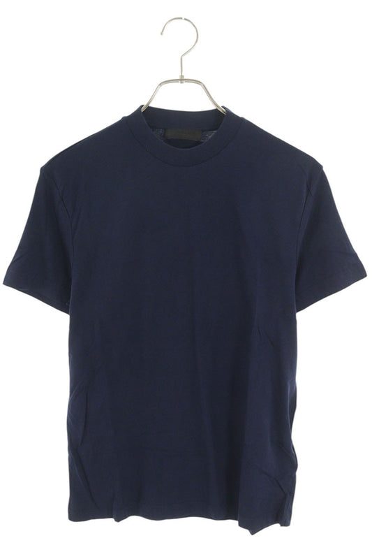 Prada Navy Logo Patch Cotton T-Shirt Size XS
