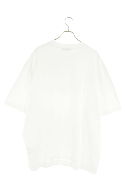 ACNE STUDIOS White Embroidered Logo Pique T-Shirt Size XL