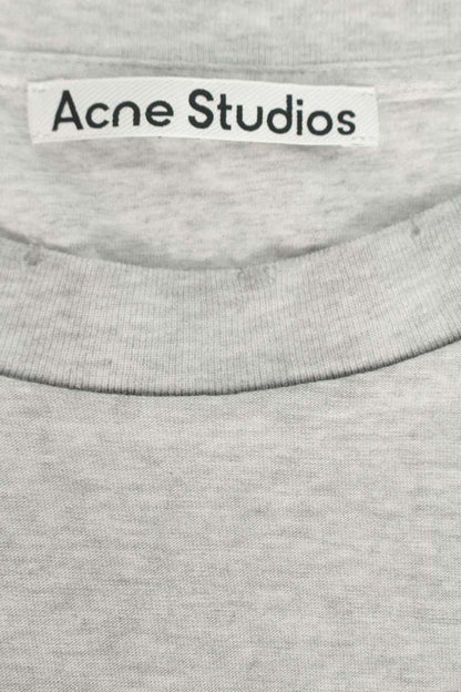 ACNE STUDIOS Vintage Distressed Logo T-Shirt Gray Size XXL