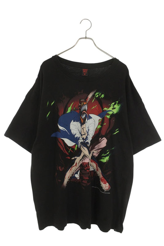 GEEKS RULE Anime Print T-Shirt Black Cotton Size XXL