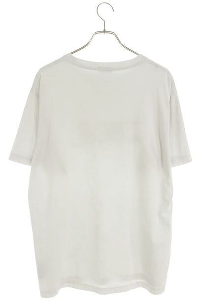 DIOR Logo Embroidered T-Shirt White Size L