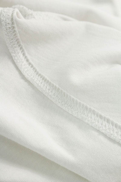 DIOR Logo Embroidered T-Shirt White Size L