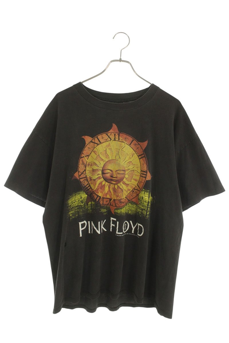 VINTAGE Pink Floyd Tour Print T-Shirt Black Size XL