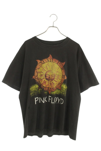 VINTAGE Pink Floyd Tour Print T-Shirt Black Size XL