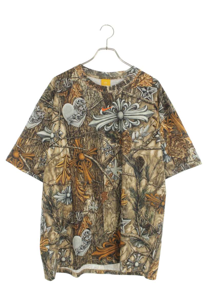 Chrome Hearts Nike Drake All-Over Print Tee Brown Size L