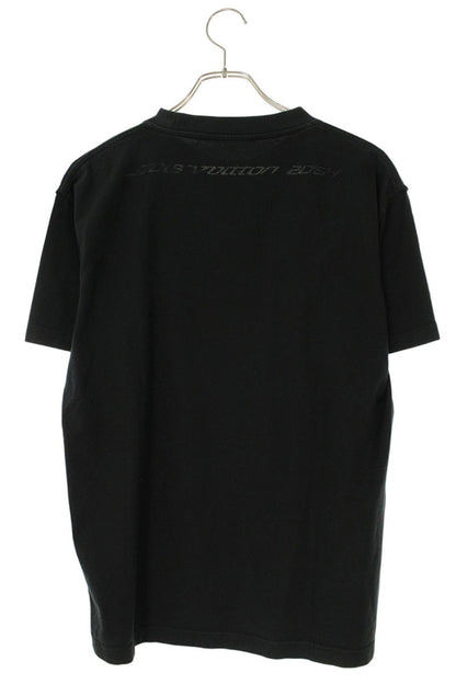 Louis Vuitton Logo Print T-Shirt Black Size M