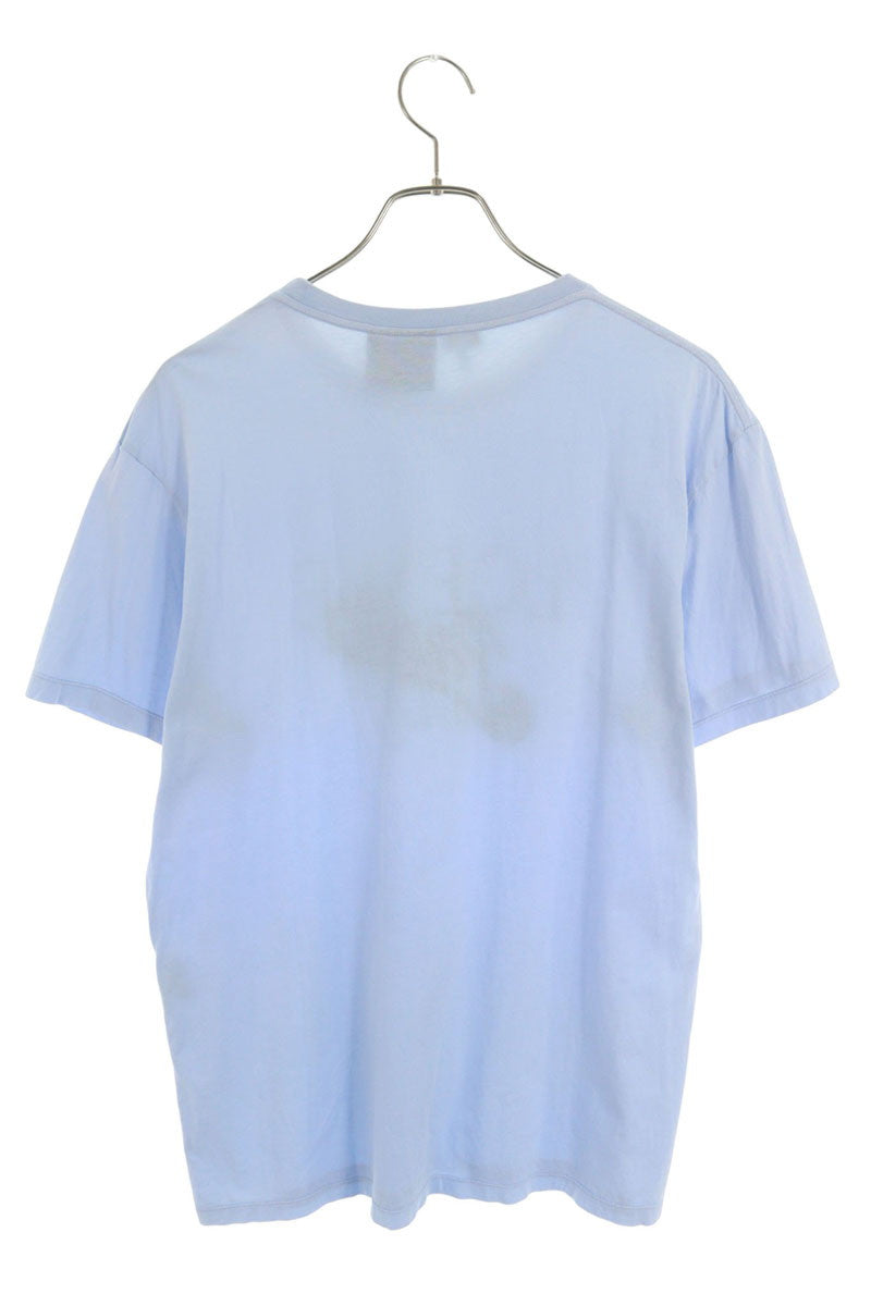 Loewe Logo Print T-Shirt Blue Size M