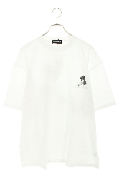 GOD SELECTION XXX Girl Print Cotton T-Shirt White Size XXL