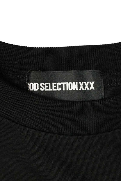 GOD SELECTION XXX Photo Print Cotton T-Shirt Black Size S